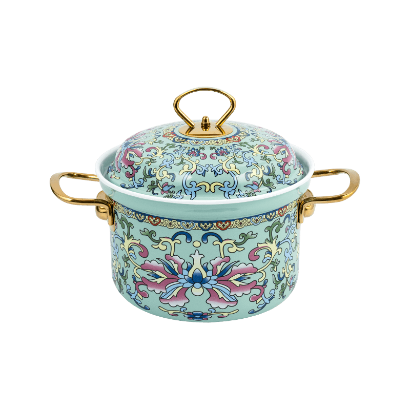 753d enamel flared rid spill spill-reisistant pololei