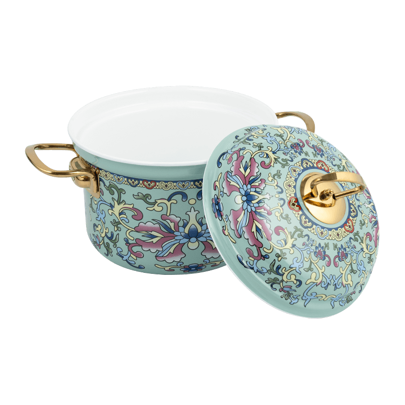 753d enamel flared rid spill spill-reisistant pololei