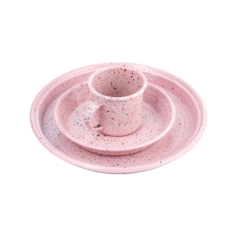 ʻO Europa E Europeca Floral Enamel Tapopt