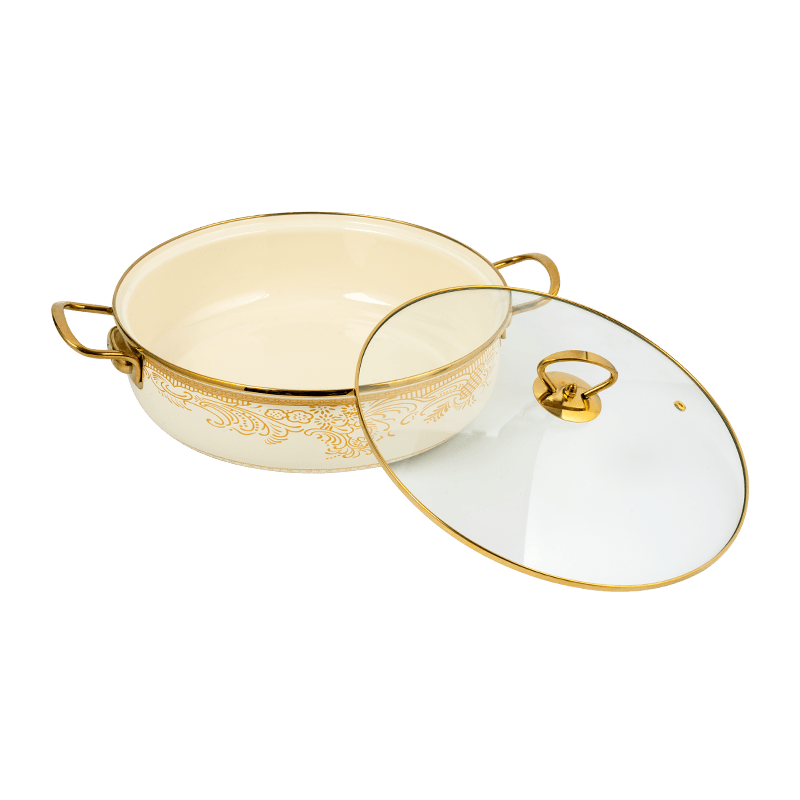 ʻO 406d Enamel Strielless Steel Room StockPot